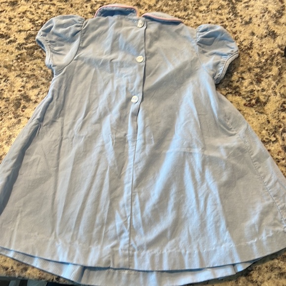Smocked corduroy dress - Picture 2 of 2